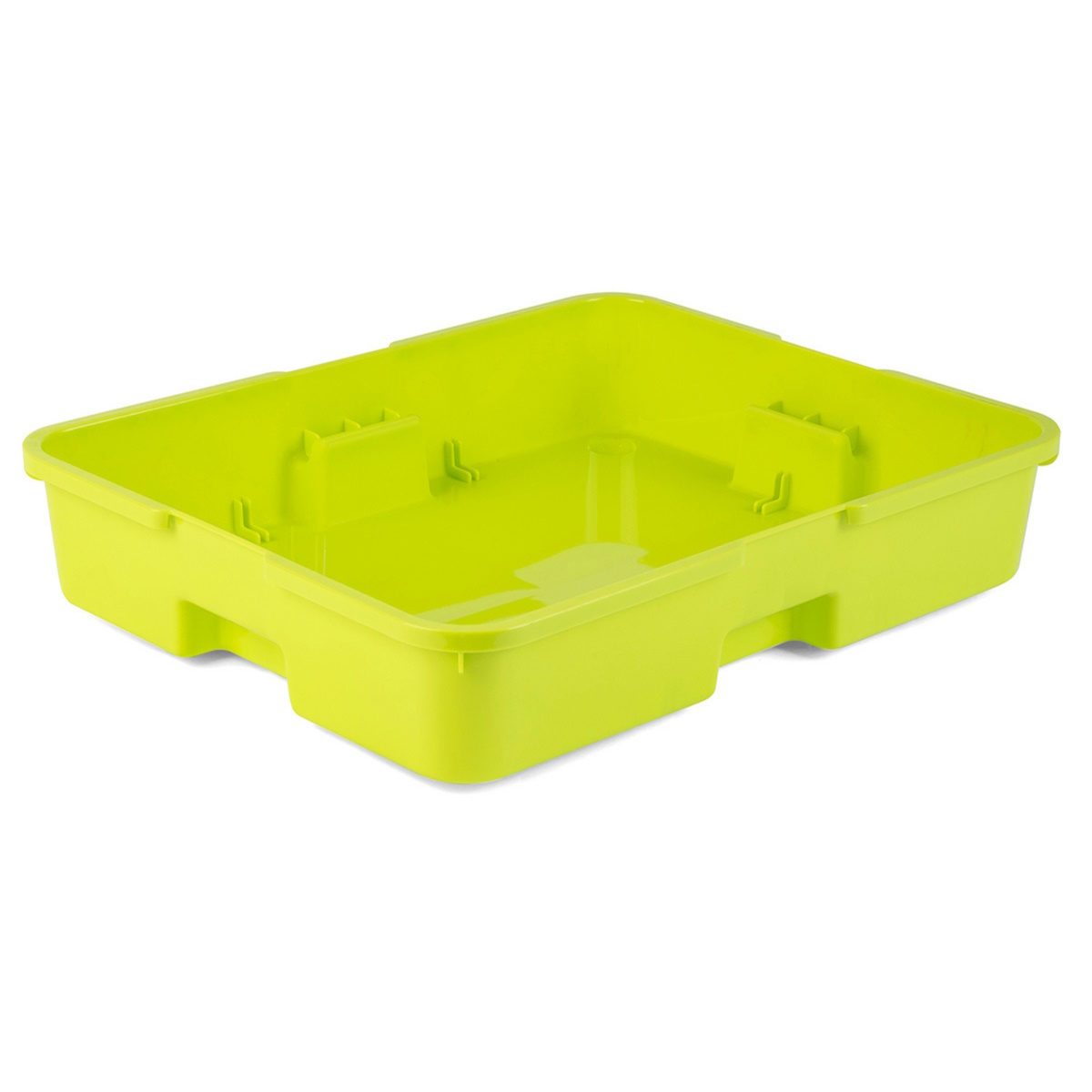 картинка Контейнер №1 малый салатовый с крышкой. Размер: 440*350*90 мм., система хранения Игротека от магазина ДетсадЯр