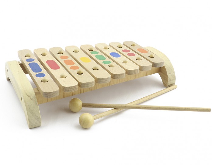 картинка Ксилофон детский деревянный 8 тонов Д045, МДИ от компании Партнер