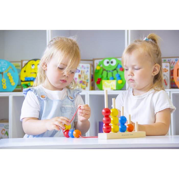 картинка Пирамидка "Радуга", ПИР-04, Краснокамская Игрушка от магазина ДетсадЯр