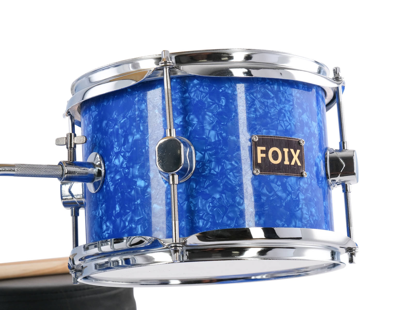 картинка Барабанная установка детская, синяя, Foix, CDF-1096BL от магазина ДетсадЯр