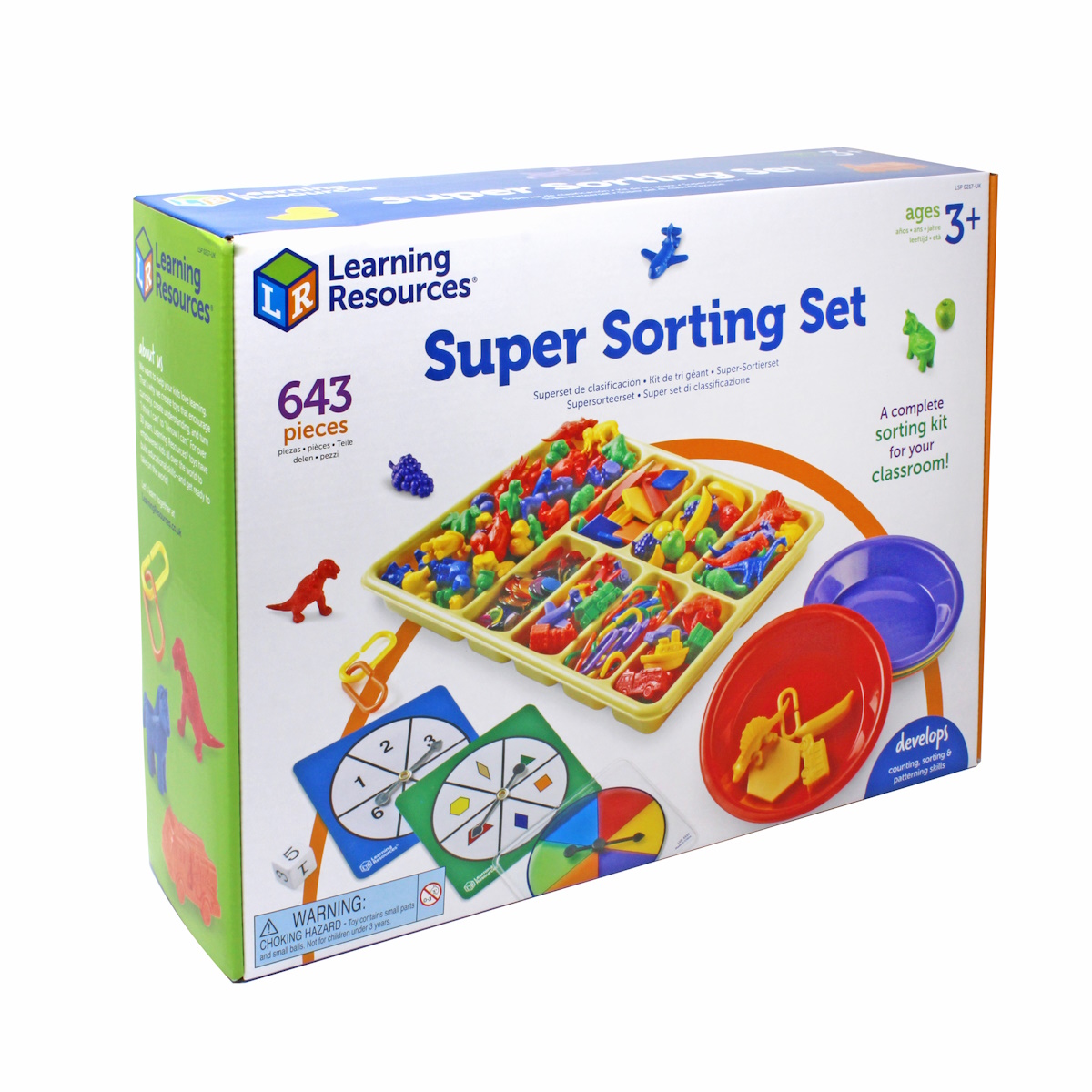 картинка Развивающая игрушка Супер сeт для сортировки (643 элемента), Learning Resources, LSP0217-UK от магазина ДетсадЯр