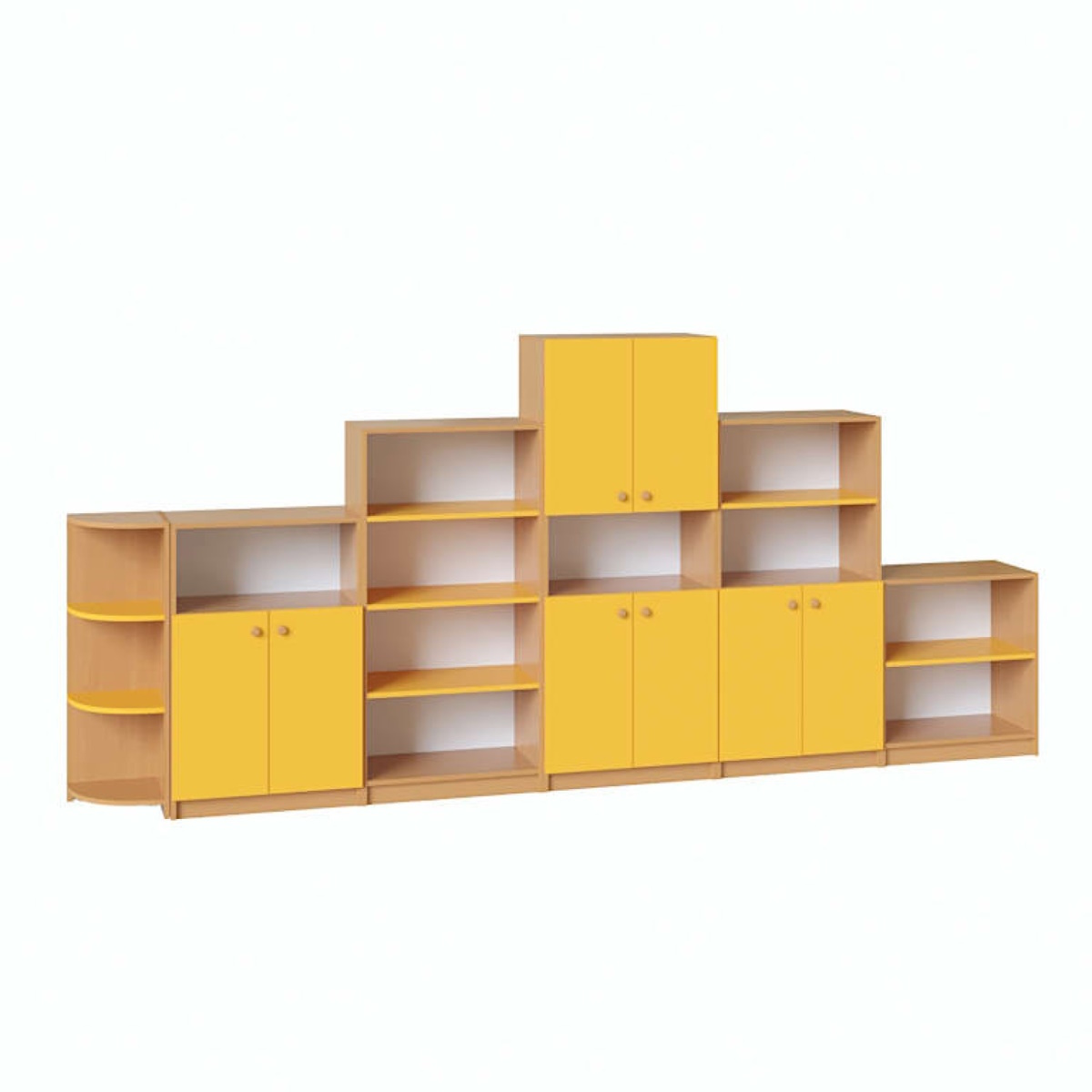 картинка Стенка для игрушек Стандарт 3300*320*1490 мм. от магазина ДетсадЯр