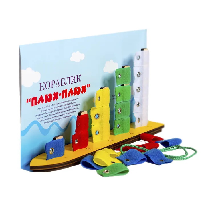 картинка Игра Кораблик Плюх-Плюх, Развивающие игры Воскобовича, МАТ-041 от магазина ДетсадЯр
