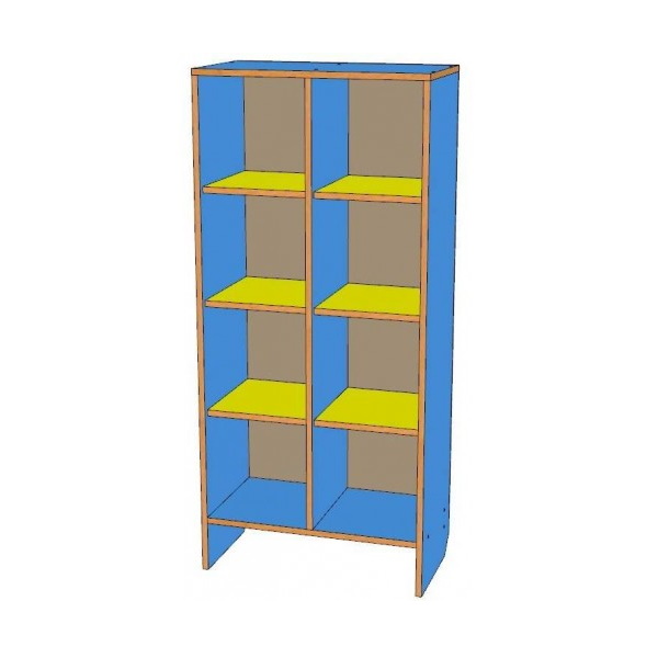 картинка Шкаф для горшков на 8 мест (вертикальный тип) от магазина ДетсадЯр