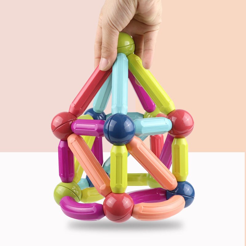 картинка Магнитный 3D конструктор "Magnetic Sticks" 50 деталей, Ocean game от магазина ДетсадЯр